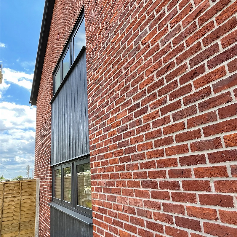handmade textured red multi bricks