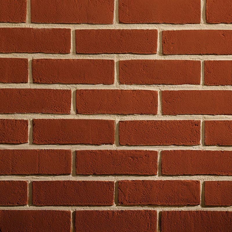 Witham Red Smooth Brick Panel.