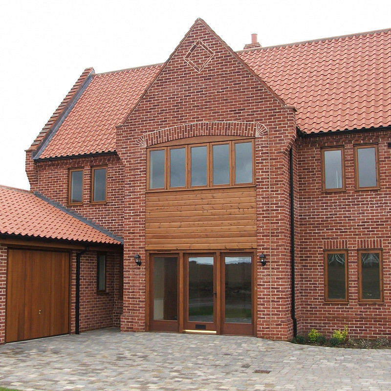Self-Build in the Traditional Brick & Stone Worlington Red Multi