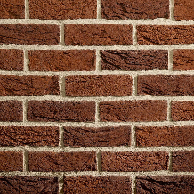 Worlington Red Multi Brick Panel.